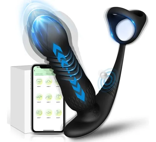 Vibrador Prstata De Plug Anal Telescpica Con App Control | MercadoLibre