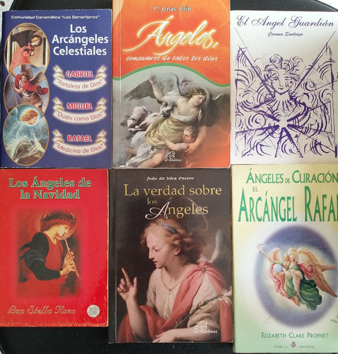 Juego De 6 Libros De Ángeles 