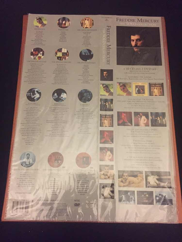 Freddie Mercury Solo Collection Caja Libro Cds Dvds Queen