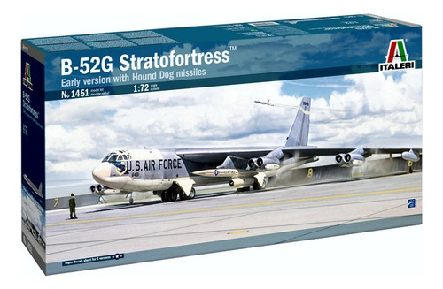 Boeing B-52g Stratofortress Escala 1:72 Kit Italeri 1451