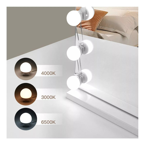 Fweaad Bombillas Led De Espejo Estilo Vanidad Para