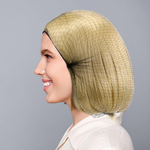 100 Unidades De Malla Elástica Invisible Para El Cabello (ne
