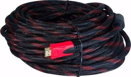 Imagen 2 de 4 de Cable Video Hdmi 20 Metros Doble Filtroh