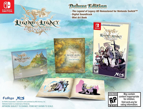 The Legend Of Legacy Hd Remastered - Deluxe Switch Prevnta