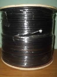 Cable Coaxial Rg-59 Color Negro 305 Metros X 1 Rollo