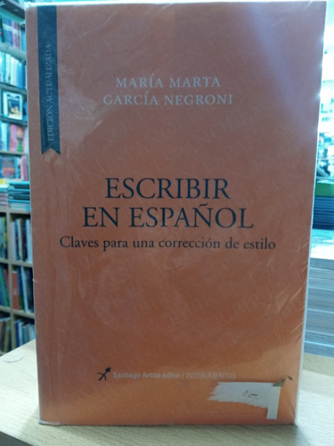 Escribir En Español - Maria Marta - Usado - Devoto 