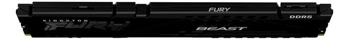 Memoria Ram Kingston Fury Beast Black Ddr5, 16gb, 5600mt/s