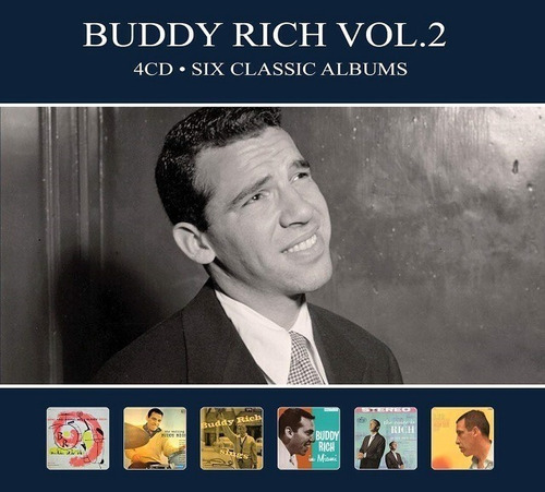 Box 4 Cds Buddy Rich / Six Classic Albums (2019) Europeo