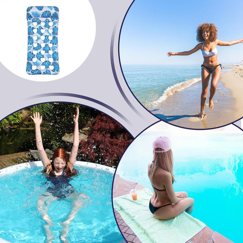 Flotadores Para Piscina Colchón Inflable Plegable Flotante P