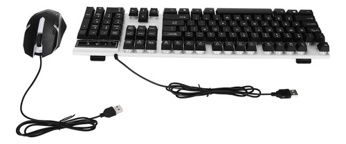 Conjunto De Teclado E Mouse Com 104 Teclas, Luz De Fundo, Us