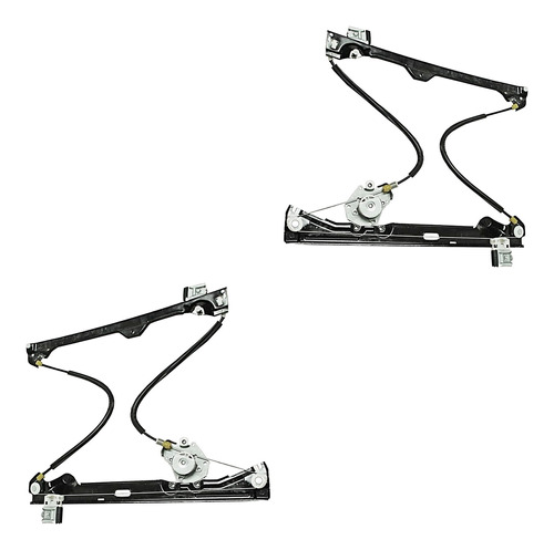 Kit-2 Elevadores Cristal Traseros Chevrolet Pick Up 07 A 14