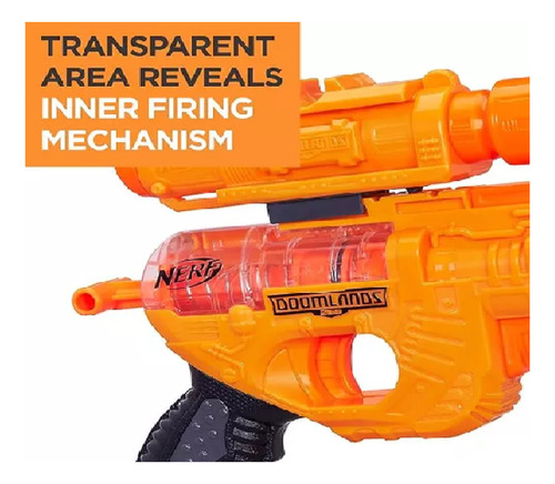 Holdout Nerf Blaster Doomlands Juguete Con Detachablex 40 Mm