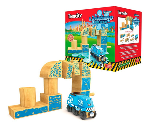 Imagen 1 de 10 de Trencity Lavadero Splash- Colección Bloques - Tienda Oficial