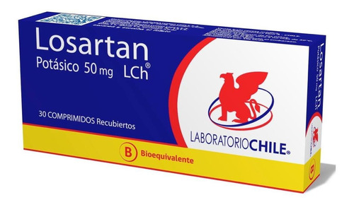 Losartan Potasico Chile 50mg 30 Comp