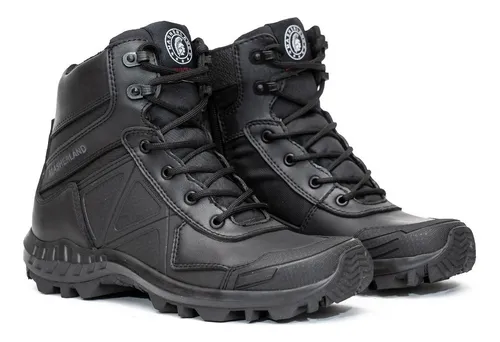 Bota Militar Masherland Tactical Botin Negro