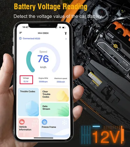 Escáner Obd2 Bluetooth Para iPhone Android Herramienta Diagn