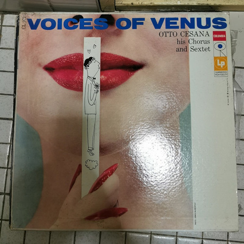 Disco Lp:voices Of Venus- Otto Cesna