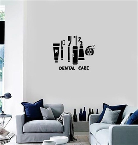 Vinil Decorativo Oficina Dental Cuidado Dental