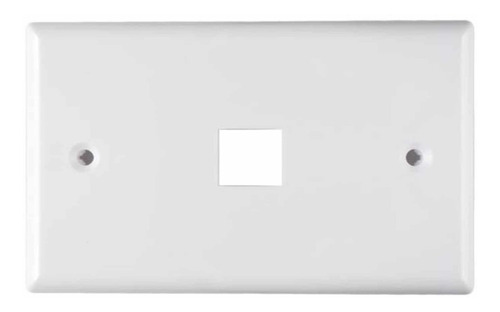 Faceplate 1 Toma Blanco Wireplus X 3 Unidades