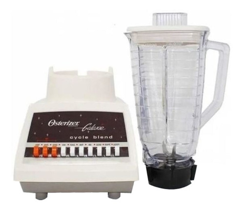 Licuadora Oster Osterizer 869-16G 1.25 L almendra con vaso de plástico 127V