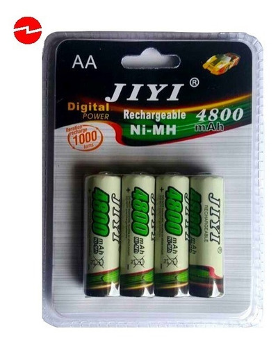 Pilas Recargables Aa 4800 Mah 4 Unidades