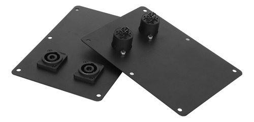 Placa Para Altavoz De Audio, 2 Piezas, Gabinete Double Canno