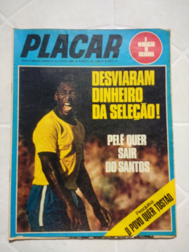 Placar Nº 3 - Pelé - Seleção Brasileira - 1970