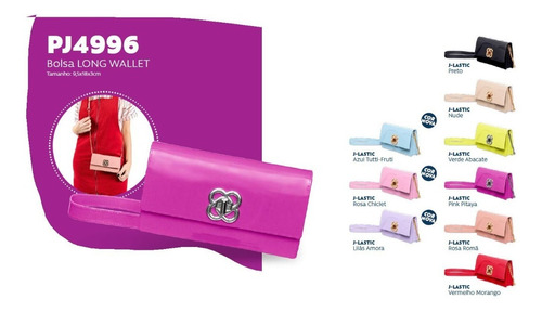 Imagem 3 de 6 de Carteira Bolsa Petite Jolie Long Wallet Uso Como Pochete