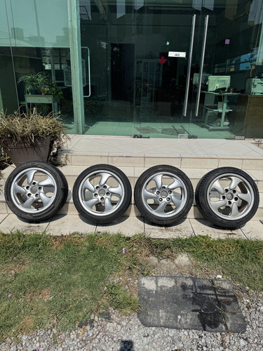Pirelli 205/50r17 C/4 Llantas Con Rin Original De Porsche (Usado)