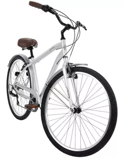 Bicicleta Confort Sienna 7 Velocidades Rin 27.5 Huffy 26760 Color Gris