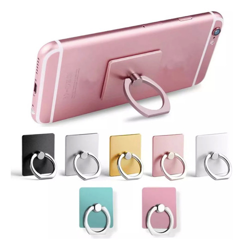 Anillo Soporte Dedo Escritorio Para Celular Tablet Antirrobo