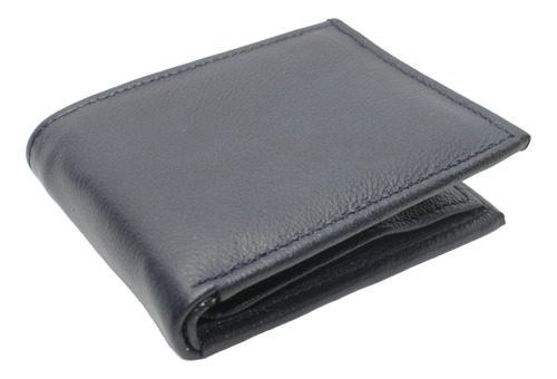 Billetera Cartera Piel Res Genuina Bifold Alta Fortuna