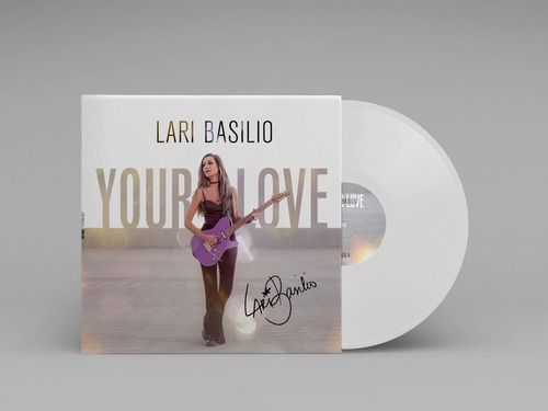 Lari Basilio Lp Your Love Vinil Branco White Autografado