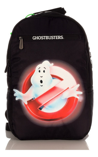Mochila Ghostbusters Original Nueva Backpack Hardhead Color Negro Diseño de la tela Nylon (Hot Transfer)