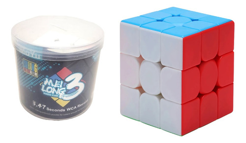 Cubo 3x3 Estructura Stickerless En Caja Alcancia ELG Jhd001
