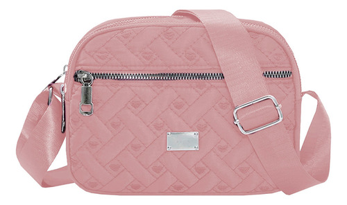 Bolsa Cruzada Hombro Bandolera Crossbody Mujer Casual Moda Color Negro Diseño De La Tela Liso