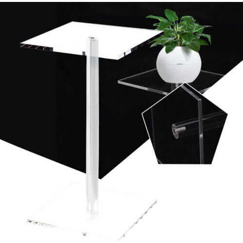 Clear Square Acrylic Pedestal Display Risers Stand For C Wss