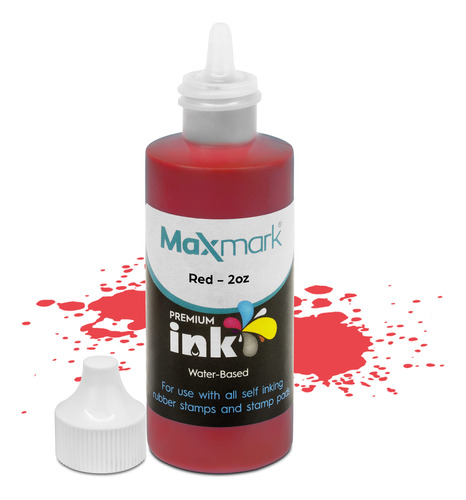 Maxmark Tinta De Repuesto Premium Para Sellos Y Almohadillas