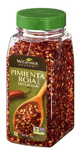 Pimienta Roja Triturada 368g Mccormick Gourmet Sazonador