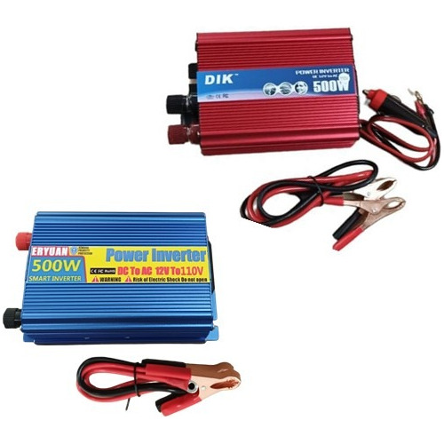 Inversor Transformador Convertidor Para Auto 12v A 110v 500w