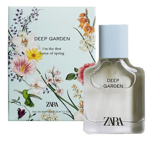 Zara Deep Garden Mujer Nuevo Y Original 30ml