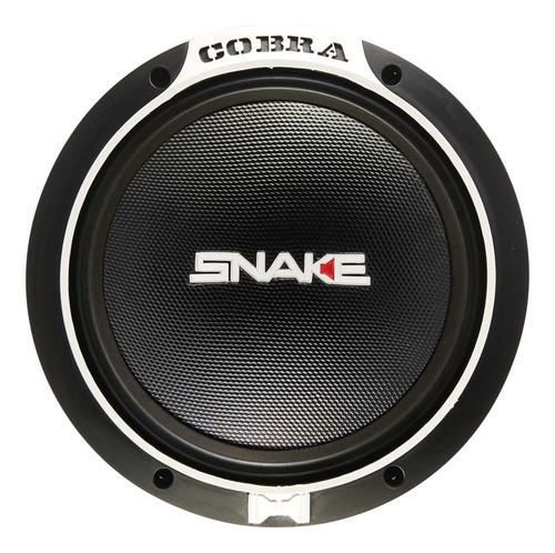 Subwoofer Snake Pro 12.500 12  500w Rms 4+4 Ohms Cor Preto