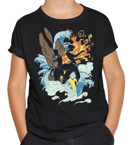 Remera Avatar Anime Diseños Niño Algodón