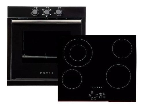 Combo Orbis Electrico Horno Hb5nc3 Vitro Ev4deo 60cm Digiya