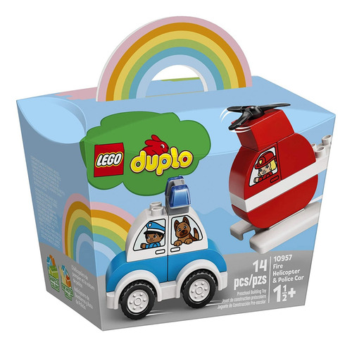 Imagen 1 de 3 de Lego Duplo Mi Primer Helicóptero Bombero
