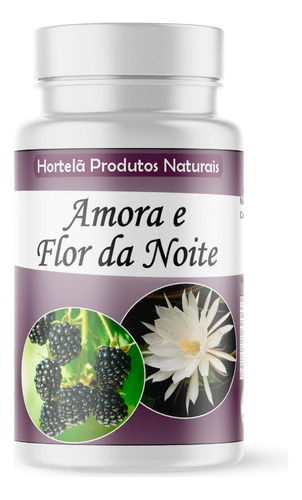Suplemento Amora E Flor Da Noite Cápsulas/ 500mg Kit 4 Potes Sabor Neutro