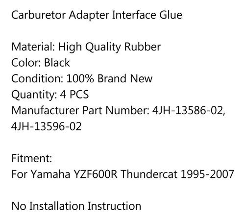 Asd Pipeta Carburador For Yamaha Yzf600r Thundercat Yzf 600