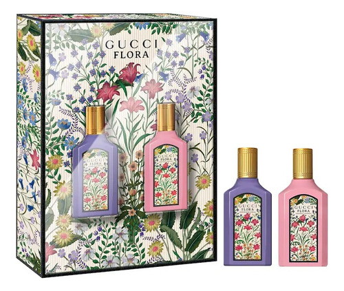 Conjunto de perfumes Gucci Gorgeous Gardenia and Gorgeous Magnolia Mini Gorgeous Gardenia and Gorgeous Magnolia 5 ml
