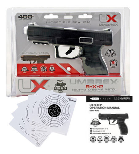 Umarex 9xp 40xp Co2 4.5mm Blowback Bbs De Metal Xchws C