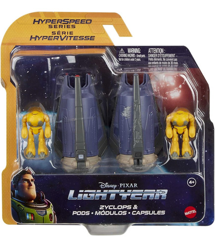 Figura Lightyear Hyperspeed Series Zyclops & Pods - Original